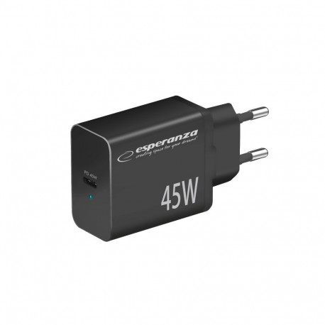 Mains Charger - Esperanza EZC108K 45W Black