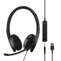 Headphones - EPOS Adapt 165T USB II Wired With Bow Black