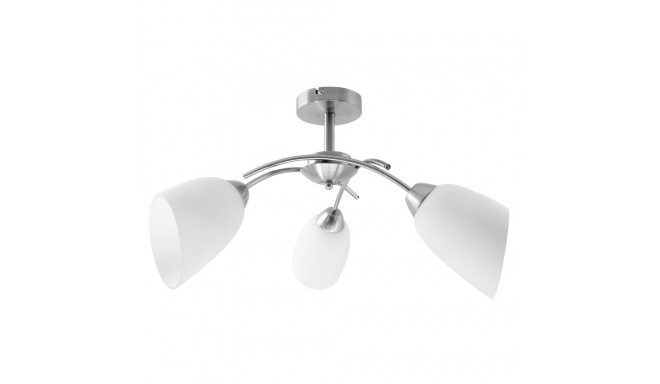Chandelier - Activejet Nikita Nickel Triple 3xE27 Elegant White