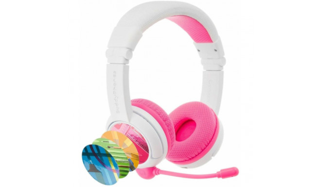 BuddyPhones School+ Wireless Pink