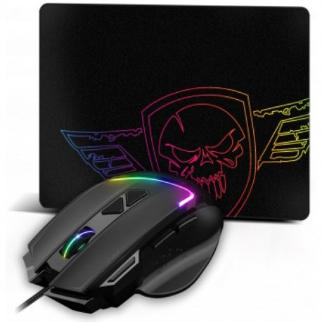 Spirit Of Gamer PRO-M3 Gaming Mouse + Mouse Pad Black