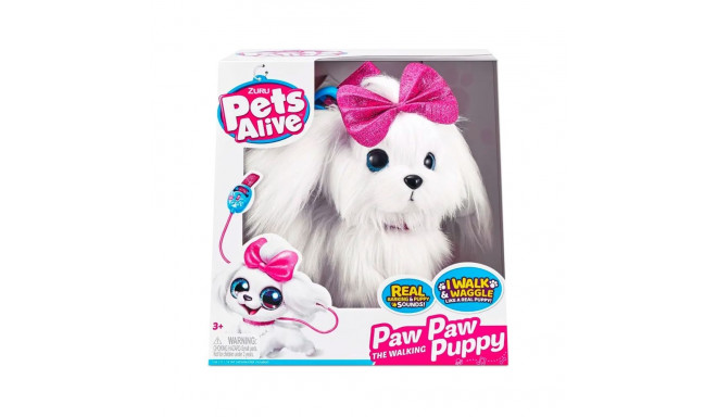 ZURU Pets Alive - Paw Paw the running puppy, cuddly toy