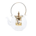 Teapot MANON 1L with a sieve, golden