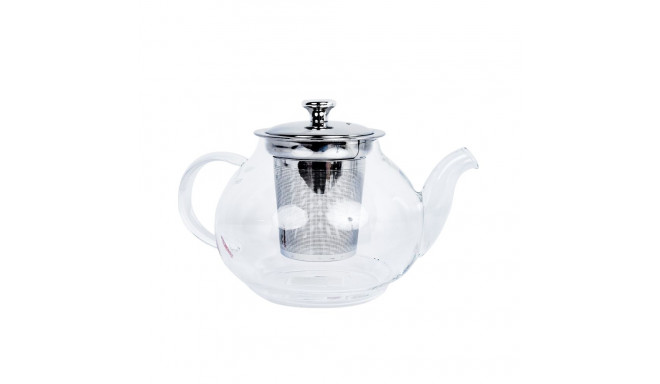 Teapot MANON 1.2L with a sieve, silver