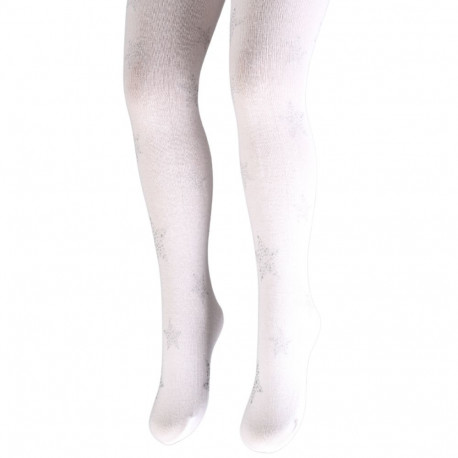 SOKISAHTEL YENDI valged tähtedega sukkpüksid tüdrukutele 428, 431, 432