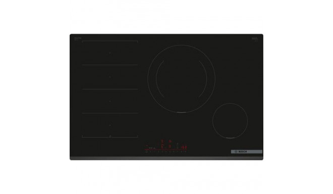 Bosch Serie 6 PXE831HC1E hob Black Built-in 80.2 cm Zone induction hob 3 zone(s)