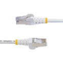 StarTech.com 1m White CAT8 Ethernet Cable, Snagless RJ45, 25G/40G, 2000MHz, 100W PoE++, S/FTP, 26AWG