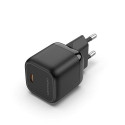 Vention 1-port USB-C GaN Charger(30W) EU-Plug Black