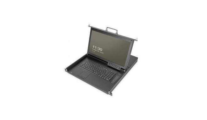 Digitus 17&quot; HD LCD KVM Console, 16-Port Cat 5, german Keyboard