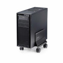 StarTech.com Computer Tower Cart, Rolling Mobile CPU Caddy on Wheels (Casters), Max Load 46.3lb/21kg