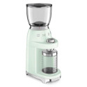 Smeg 50&#039;s Style Coffee Grinder CGF01PGEU Pastel Green