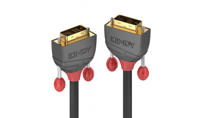 Lindy 10m DVI-D Single Link Cable, Anthra Line