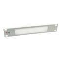 Equip 10&quot; Brush Panel 1U, Light Grey