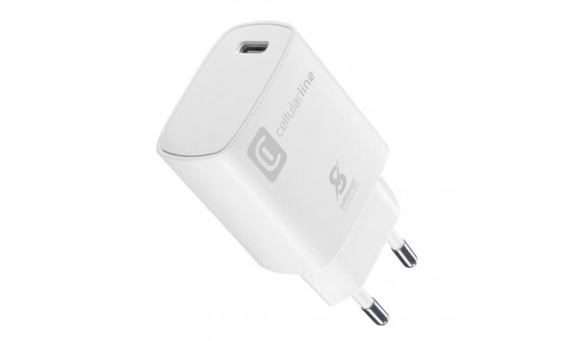 Cellularline APPLE MAINS CHARGER 25W SMALL WHITE