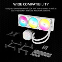 Corsair NAUTILUS 360 RS ARGB Liquid Processor Air cooler White 1 pc(s)