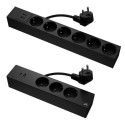 Corsair CF-9500008-EU power extension 6 AC outlet(s) Indoor Black