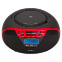 Aiwa BBTU-400RD portable stereo system Analog &amp; digital 6 W FM Red MP3 playback