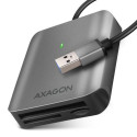 Axagon CRE-S3 External USB-A 3.2 Gen 1 3-slot &amp; lun SD/microSD/CF card reader USB 3.2 Gen 1 