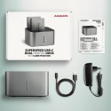 Axagon ADSA-DC SuperSpeed USB DUAL 2.5&quot;/3.5&quot; HDD/SSD DUAL dock