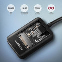 Axagon ADM2-CM USB-C 10Gbps - M.2 NVMe &amp; SATA SSD adapter, 10cm USB-C cable