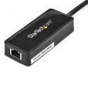 StarTech.com USB 3.0 to Gigabit Ethernet Adapter NIC w/ USB Port - Black