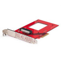 StarTech.com U.3 to PCIe Adapter Card, PCIe 4.0 x4 Adapter For 2.5&quot; U.3 NVMe SSDs, SFF-TA-1