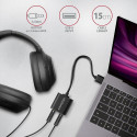 Axagon ADA-12 USB 2.0 Stereo Audio Mini-Adapter 15 cm Kabellänge - Kabel - Audio/Multimedia 2.0 chan