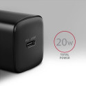 Axagon ACU-PD20 wall charger 1x QC3.0/AFC/FCP/PD type-C, 20W, black Mobile phone, Smartphone, Smartw