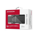 Axagon ACU-PD20 wall charger 1x QC3.0/AFC/FCP/PD type-C, 20W, black Mobile phone, Smartphone, Smartw