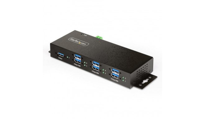 StarTech.com 5G7AINDRM-USB-A-HUB interface hub USB 3.2 Gen 1 (3.1 Gen 1) Type-B 5000 Mbit/s Black