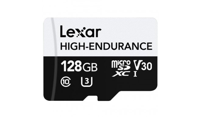 Lexar High-Endurance 128 GB MicroSDXC UHS-I Class 10