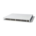 Cisco Catalyst 1300-48T-4X Managed Switch, 48 Port GE, 4x10GE SFP+, Limited Lifetime Protection (C13