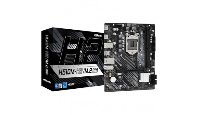 Asrock H510M-H2/M.2 SE Intel H470 LGA 1200 (Socket H5) micro ATX