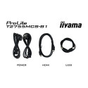 iiyama ProLite T2755MSC-B1 computer monitor 68.6 cm (27&quot;) 1920 x 1080 pixels Full HD LED To