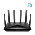 Cudy P5 wireless router Gigabit Ethernet Dual-band (2.4 GHz / 5 GHz) 5G Black