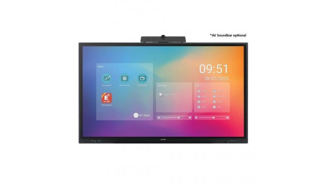Sharp PN-LC752 Digital signage flat panel 190.5 cm (75") LCD Wi-Fi 450 cd/m² 4K Ultra HD Bl