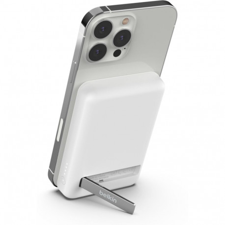 "Belkin Magn. drahtlose Powerbank, Standfuß, 5.000 mAh, weiß"