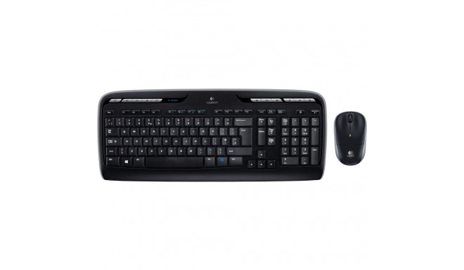 "Logitech Desktop MK330 Wireless Black - US Layout"