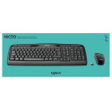 "Logitech Desktop MK330 Wireless Black - US Layout"