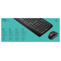 "Logitech Desktop MK330 Wireless Black - US Layout"