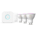 "Philips Hue White & Color Ambiance GU10 Dreierpack Starterset inkl DS"