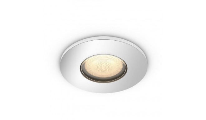 "Philips Hue White Ambiance Adore Einbaustrahler rund Silber 1x350lm"