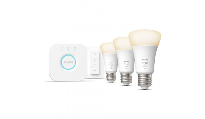 "Philips Hue White E27 3er Starter Set inkl DS 3x1050lm 75W"