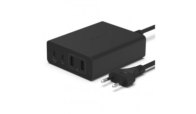 "Belkin 108W 4-Port GaN, 2x USB-C, 2x USB-A, 2m Netzkabel, blk"