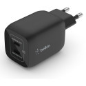 "Belkin 65W Dual USB-C GaN Ladegerät mit PD und PPS, schwarz"