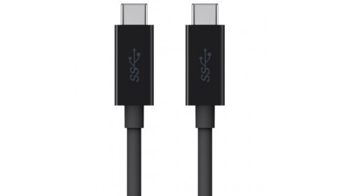 "Belkin USB-C/USB-C Monitorkabel 4K, 5 Gbit/s 100W, 2m, Schwarz"