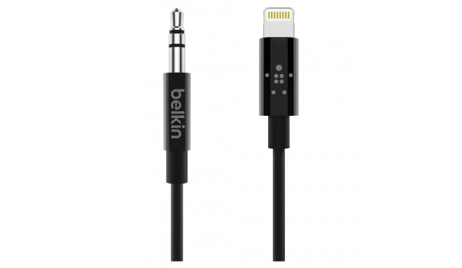 "Belkin MixIT Lightning auf 3,5mm AUX Kabel, 1.8 m, schwarz"