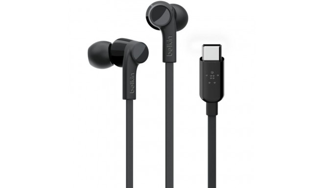 "Belkin Rockstar In-Ear Kopfhörer mit USB-C Connector, schwarz"