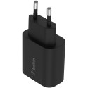 "Belkin 25W USB-C Ladegerät mt Power Delivery BOOST CHARGE blk"