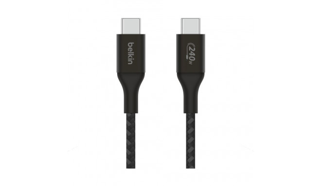 "Belkin BOOST CHARGE 240W USB-C auf USB-C Kabel, 1m, schwarz"